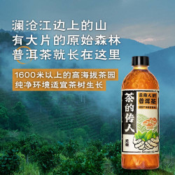 康师傅 云南人的普洱茶 无糖茶 茶饮料整箱装 500ml*15瓶
