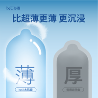 BEU/必遇 超薄 避孕套 中号(直径33MM,宽度52±2MM) 正常规格