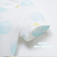 丽婴房（Les enphants）童装婴儿衣服儿童短袖睡衣套装宝宝两粒扣内衣套装夏 120 CM/6岁