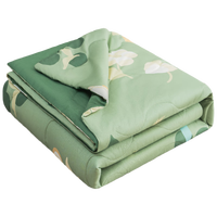 京东京造100%全棉印花夏被 A类夏凉被可机洗空调被子 小青柑  200*230cm