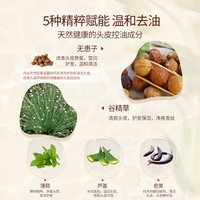 BAWANG霸王无患子洗发水控油蓬松洗发液柔顺护发洗头膏男女去油清洁洗发露 500ml无患子控油洗发水*2