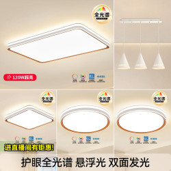 【省619元】雷士照明吸顶灯_雷士 NVC 柠梦系列 全光谱护眼吸顶灯 120W-3室2厅多少钱-什么值得买