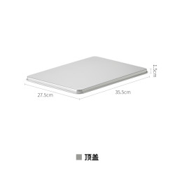 谷口金属 日本进口铝制饺子盒家用冷冻专用馄饨速冻厨房冰箱收纳盒