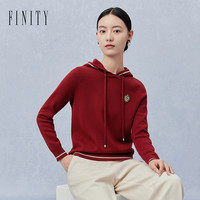 88VIP：Infinity 菲妮迪休闲连帽针织衫简约时尚设计感连帽毛衣女上衣