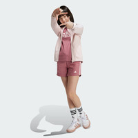 纯棉上衣圆领短袖T恤女大童儿童春夏adidas阿迪达斯轻运动