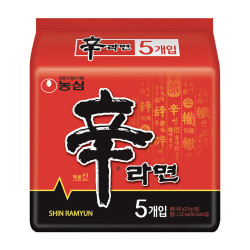 农心 辛拉面 香菇牛肉面 120g*5袋