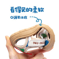 kids.ing【可迪星】女童凉鞋夏季儿童机能鞋女耐磨包头中小童凉鞋潮 彩虹条纹 31 适合脚长18.1-18.9cm