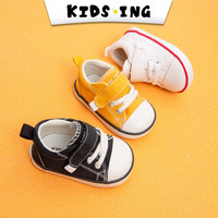 kids.ing【春秋合集】宝宝学步鞋帆布鞋1-2-3岁春秋婴幼儿软底男女小童不 经典姜黄 22 适合脚长13.1-13.5cm