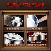 三四钢®316L不锈钢碗儿童家用宝宝辅食碗成人隔热汤碗吃饭碗餐具