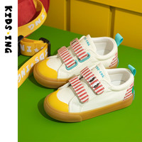 kids.ing儿童板鞋春季男女小童幼儿园时尚帆布鞋宝宝鞋子 暴走的A-SHU 23 适合脚长13.4-14.1cm