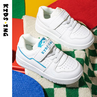 kids.ing【春秋合集】校园小白鞋儿童板鞋休闲鞋男女童中大童运动休闲板鞋 蓝色 36 适合脚长22.1-22.5cm