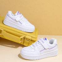 kids.ing【开学季】儿童板鞋高帮男女春季小运动鞋童鞋校园 极光紫 低帮 37 适合脚长23.2cm