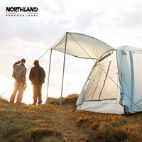 NORTHLAND/诺诗兰 防水防晒 双层自动休闲帐篷 浅绿色