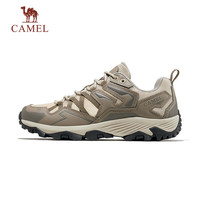 CAMEL骆驼昆仑山绒里登山鞋女士防滑冬季加绒专业耐磨山地徒步鞋户外运动鞋 F13A693030R,卡其,男款,加绒版 41