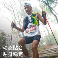 奥尼捷越野背包男户外徒步登山水袋包越野跑双肩包专业随身跑步背包女 绿野背包+500ml水壶2个 M