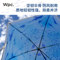 Wpc透明雨伞高颜值女生长柄果冻伞加厚加大号双人伞小清新水母伞