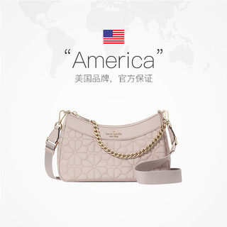 kate spade  YORK女包老花衔缝质感单肩斜挎包手提包 【黑色】KK077001