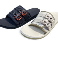 The North Face北面拖鞋男款春夏季运动休闲户外轻便背衬魔术贴粘扣轻质凉拖46B3 卡其色/819V-9Z4 43 /美码10