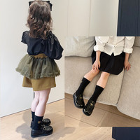 TOPSTAR儿童皮鞋女童公主小皮鞋英伦风男童软底复古演出小黑鞋子 1502 金币棕 27 内175MM脚165MM
