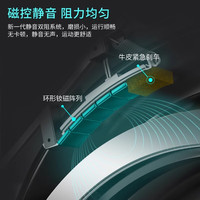 英尔健动感单车磁控家用静音小型自行车室内减肥锻炼运动器材 暴汗燃脂1+竟赛游戏