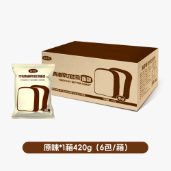 乐字号 厚切黄油肉松吐司手撕面包新鲜即食早餐营养健康速食品整箱