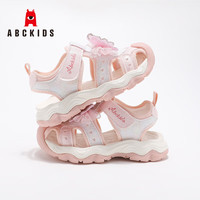 ABCKIDS ABC KIDS  2026秋季新款马卡龙色系甜美可爱蝴蝶结运动休闲包头凉鞋 （3款可选）