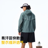 探路者（TOREAD）防晒衣皮肤衣户外轻量UPF50+亲肤排汗透气防晒服男女2025夏季 山川绿 4XL