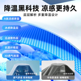 雅鹿a类母婴级冰丝凉席2025床单床笠夏季夏天竹席子婴儿可用 床笠款【薄雾蓝★送枕套】整夜恒温★可机洗