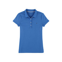 美国TOMMY HILFIGER汤米时尚百搭刺绣字母Logo短袖T恤女 612洋红（需上传身份证） XXL