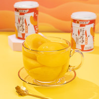 林家铺子糖水黄桃罐头开罐即食 400g*6罐纤干为净黄桃罐头