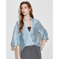 初语 最后一小时！ 打底背心衬衫假两件