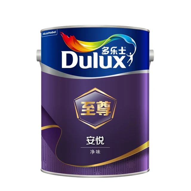 多乐士至尊安悦净味墙面漆 防霉抗碱 高遮盖力 耐擦洗佳 环保内墙乳胶漆 大桶A8627/18L*1