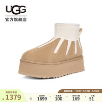 UGG春季新款男女同款厚底低筒短靴雪地靴1167591MDSD|