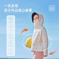 柠檬宝宝儿防晒衣女孩男童2025夏季冰丝防紫外线皮肤衣防晒服 柠檬汽水蓝