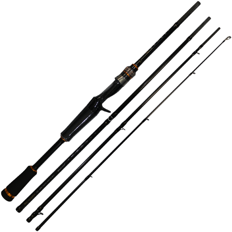 MajorCraft 日本马牌鲈鱼翘嘴竿BIC系列 枪柄4节便携式海淡水泛用路亚杆 BIC-664M（枪柄4节便携式）