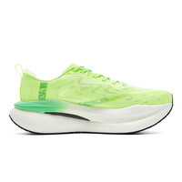 匹克态极科技二次呼吸Pro跑步鞋男厚底缓震马拉松运动鞋体考训练鞋 荧光绿-是黄是绿 40