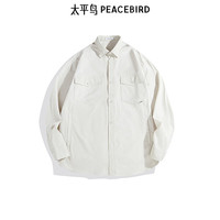 太平鸟男装【商场同款】 工装衬衫秋新款宽松衬衣B2CHE3266 1