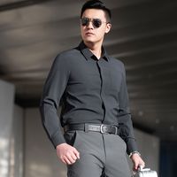 龙牙二代暗冰速干长袖衬衫户外休闲上衣百搭透气春秋男装