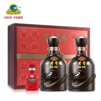 古井贡酒 年份原浆古5 50%vol 浓香型白酒 500ml*2瓶 礼盒装