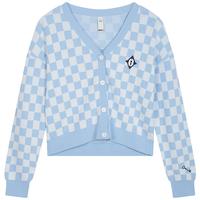 SPAO春季甜美时尚简约易搭日常V领棋盘格开衫/吊带SPCKC23D02