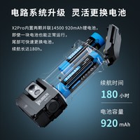 务本X2Pro强光小型便携变焦手电筒充电骑行迷你户外便携露营泛光