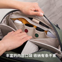 蒲公英(PGYTECH)OneGoV2相机包大开口防泼溅斜挎旅行摄影包大容量微单反富士XM5单肩收纳包 【一机二镜】曜石黑·6L