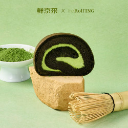 鲜京采 Roll'ING联名 黑金抹茶瑞士卷 500g8片