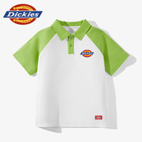 DICKIESDickies童装女孩夏季上衣儿童短袖t恤女童2025新款撞色半袖Polo衫