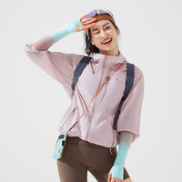 Pioneer Camp拓路者冰蝶防晒衣女夏季超薄款外套百搭时尚透气防晒服皮肤衣 粉色-女款 M