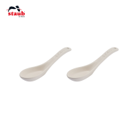 staub 珐宝 松露白陶瓷餐具套装 14件 法式复古