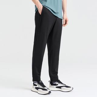 特步 XTEP【冰丝舒适】运动裤男士夏季薄款收脚裤户外综训男式针织长裤子