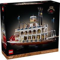 百亿补贴：乐高 LEGO 21356创意IDEAS系列运河蒸汽船儿童拼搭积木玩具礼物新品