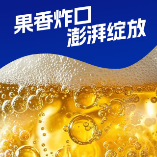 会稽山 一日一熏 气泡黄酒原味 330ml 单罐装 8度 低度微醺可冰饮