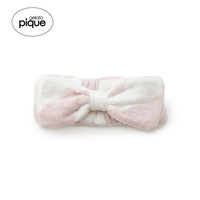 Gelato pique 秋冬女发带薄半边绒条纹蝴蝶结发箍PWGA244547